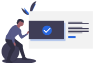 Customer next to code