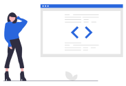 Customer next to code